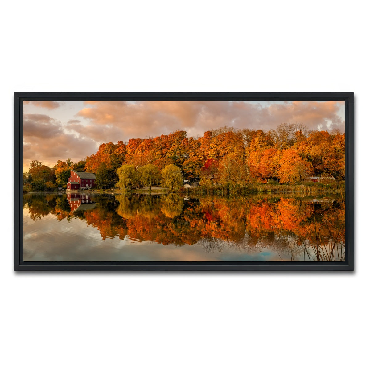 AUTO-MOCKUP WHITE | The O'l Red Mill | 1 Piece | Black Framed Canvas | group=2x1