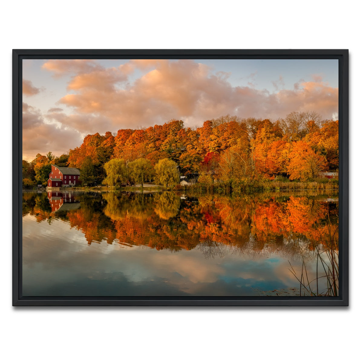 AUTO-MOCKUP WHITE | The O'l Red Mill | 1 Piece | Black Framed Canvas | group=4x3
