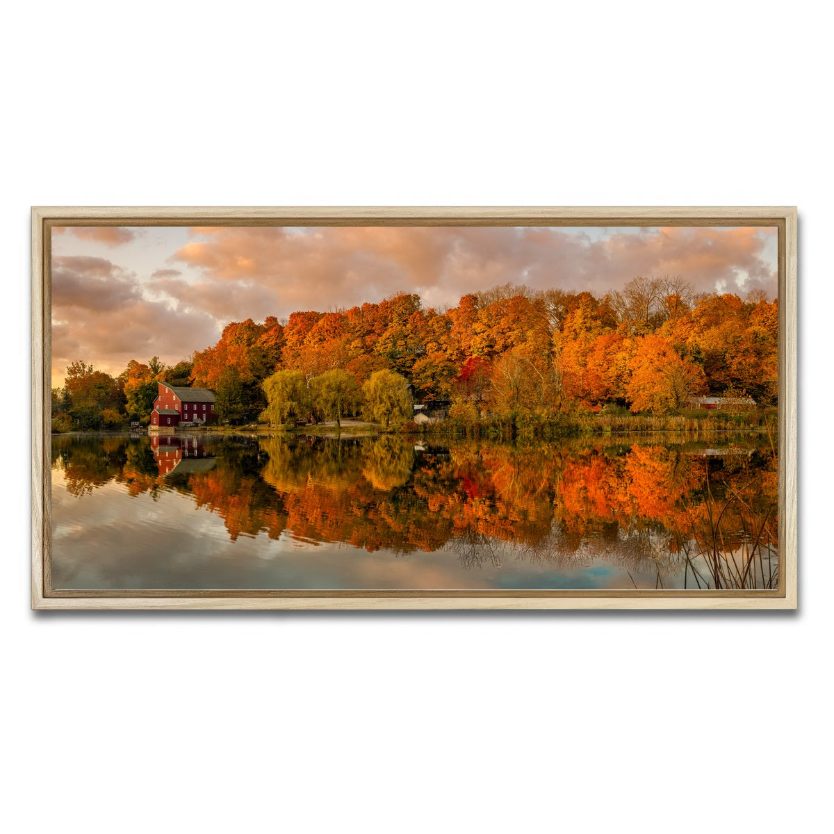 AUTO-MOCKUP WHITE | The O'l Red Mill | 1 Piece | Natural Framed Canvas | group=2x1