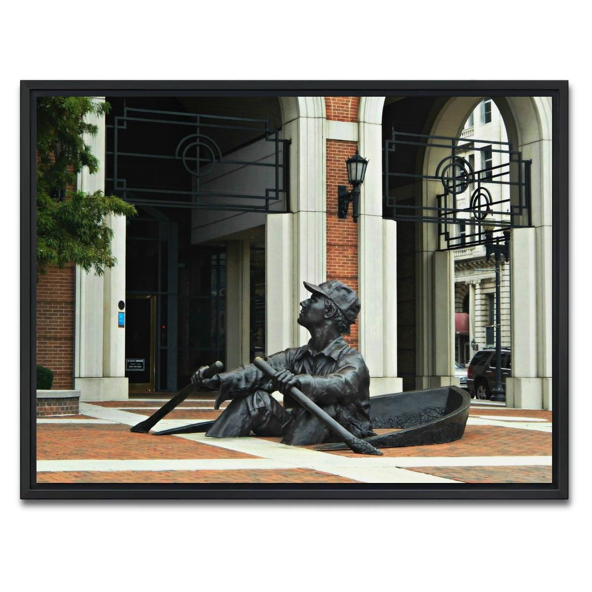 AUTO-MOCKUP WHITE | The Oarsman | 1 Piece | Black Framed Canvas | group=4x3