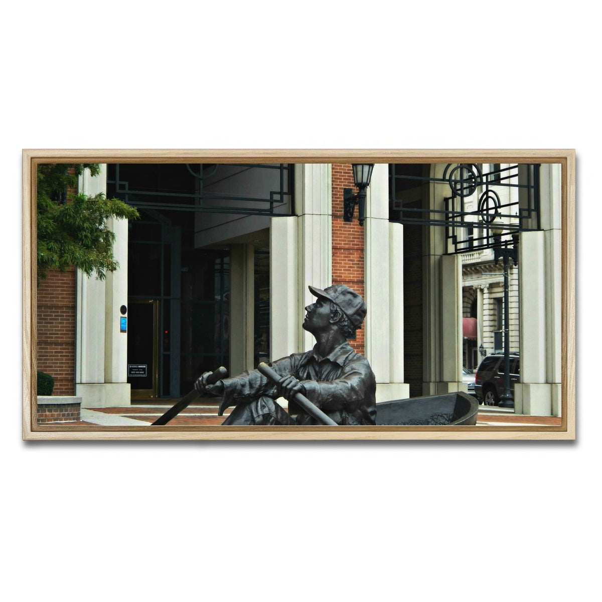 AUTO-MOCKUP WHITE | The Oarsman | 1 Piece | Natural Framed Canvas | group=2x1