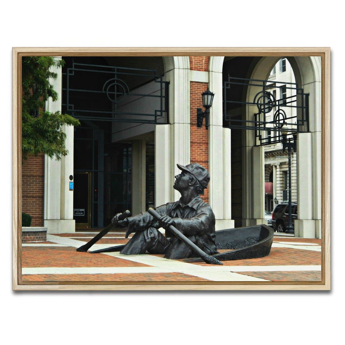 AUTO-MOCKUP WHITE | The Oarsman | 1 Piece | Natural Framed Canvas | group=4x3