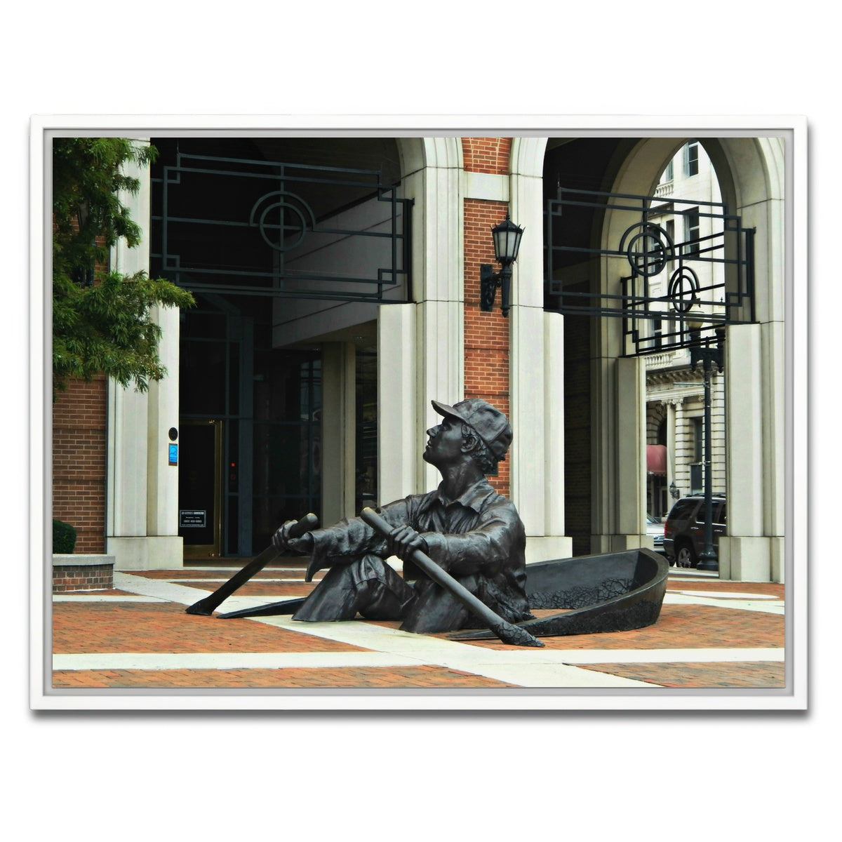 AUTO-MOCKUP WHITE | The Oarsman | 1 Piece | White Framed Canvas | group=4x3