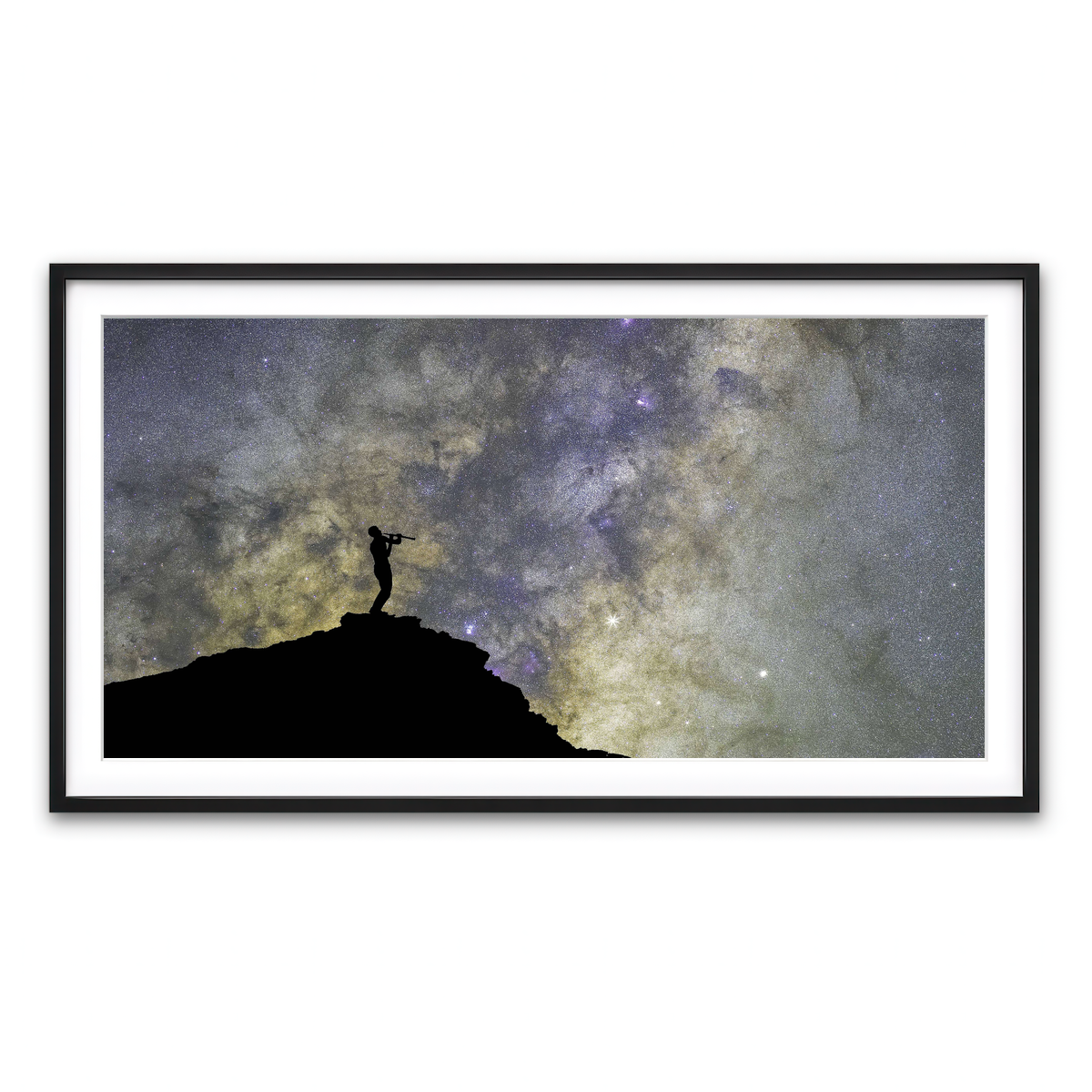 Framed Print 2x1 Black