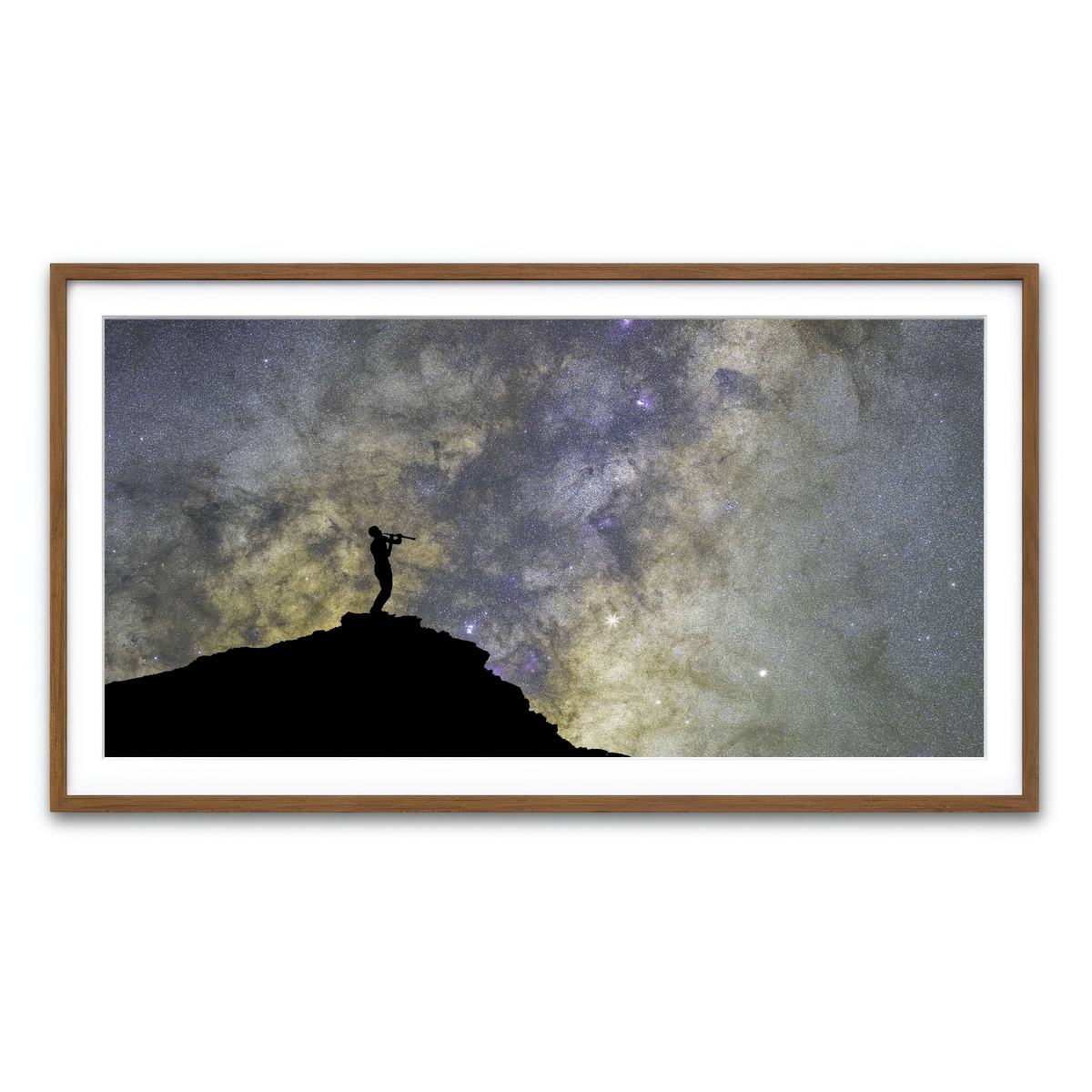 Framed Print 2x1 Walnut