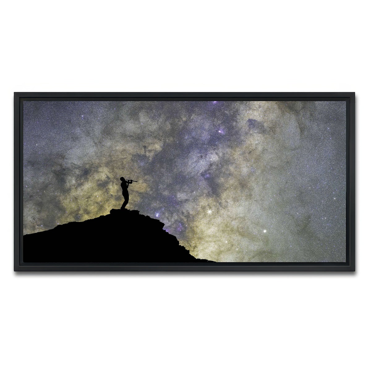 AUTO-MOCKUP WHITE | The Oboe Player | 1 Piece | Black Framed Canvas | group=2x1