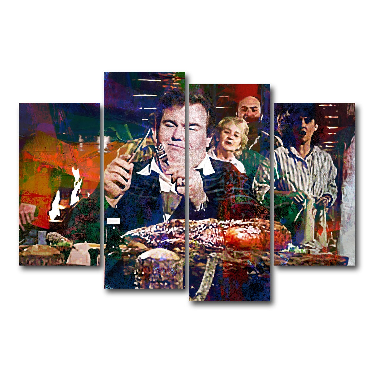 AUTO-MOCKUP WHITE | The Old 96er | 4 Piece | Gallery Wrap Canvas | group=4_short