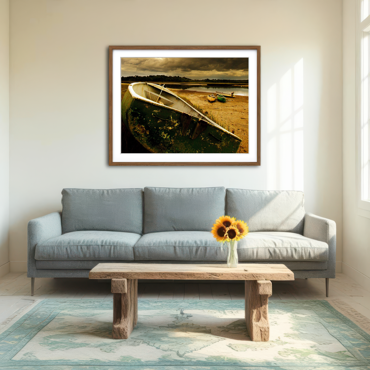 AUTO-MOCKUP ROOM | The Old Boat Wall Art