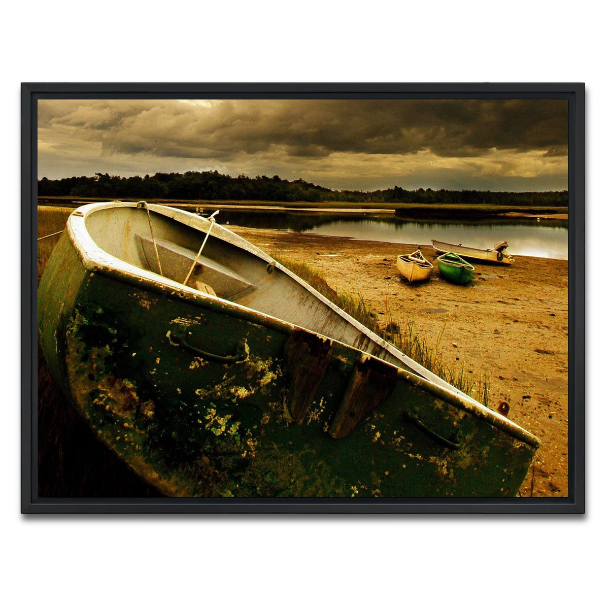 AUTO-MOCKUP WHITE | The Old Boat | 1 Piece | Black Framed Canvas | group=4x3