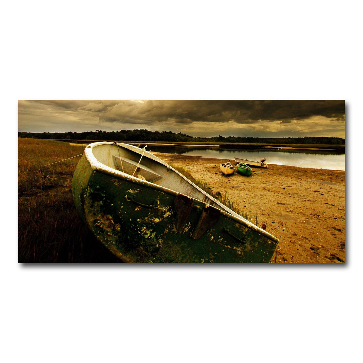 AUTO-MOCKUP WHITE | The Old Boat | 1 Piece | Gallery Wrap Canvas | group=2x1