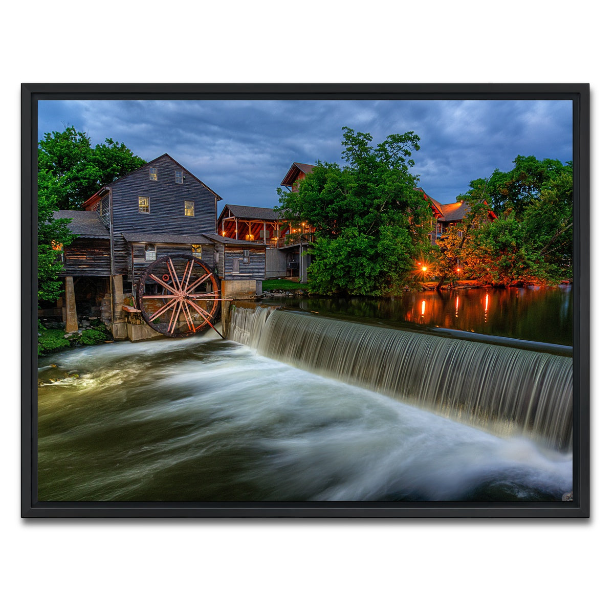 AUTO-MOCKUP WHITE | The Old Mill | 1 Piece | Black Framed Canvas | group=4x3