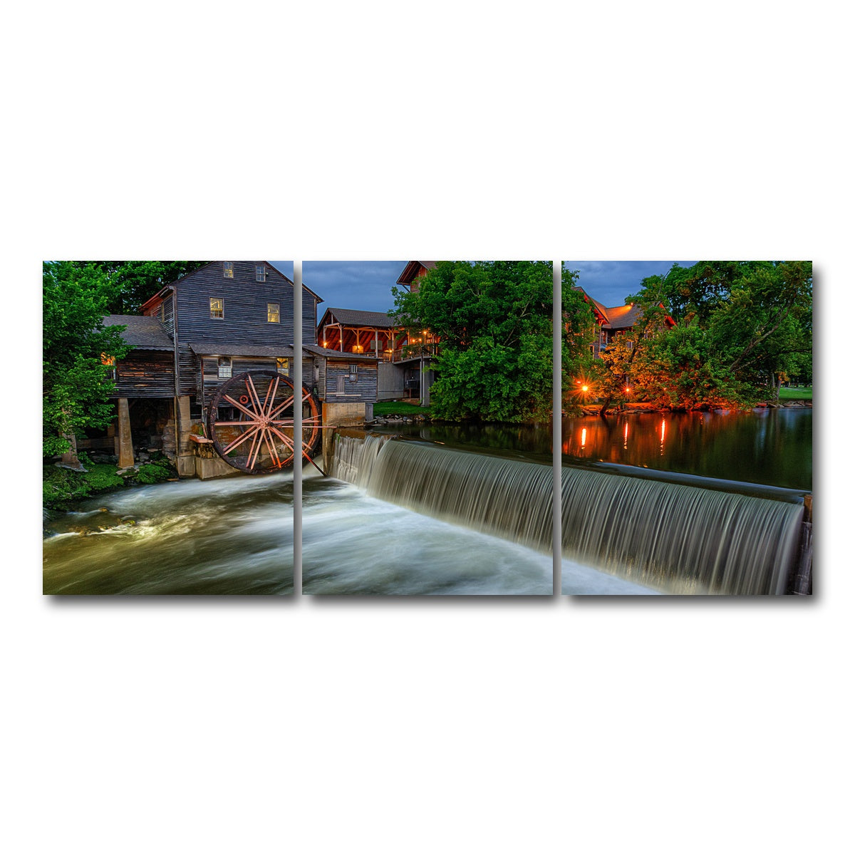 AUTO-MOCKUP WHITE | The Old Mill | 3 Piece | Gallery Wrap Canvas | group=18x24