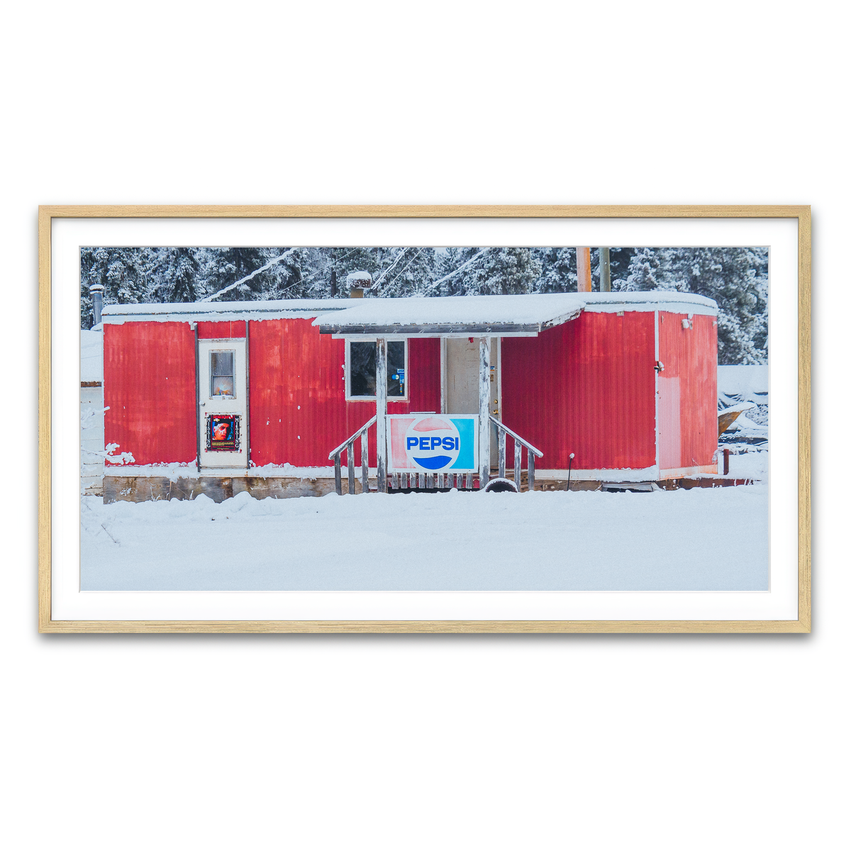 Framed Print 2x1 Natural