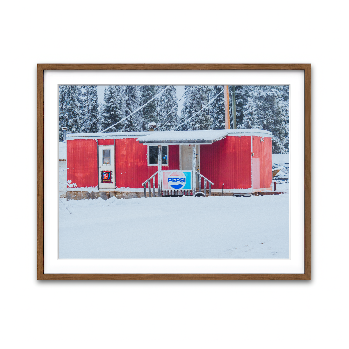 Framed Print 4x3 Walnut