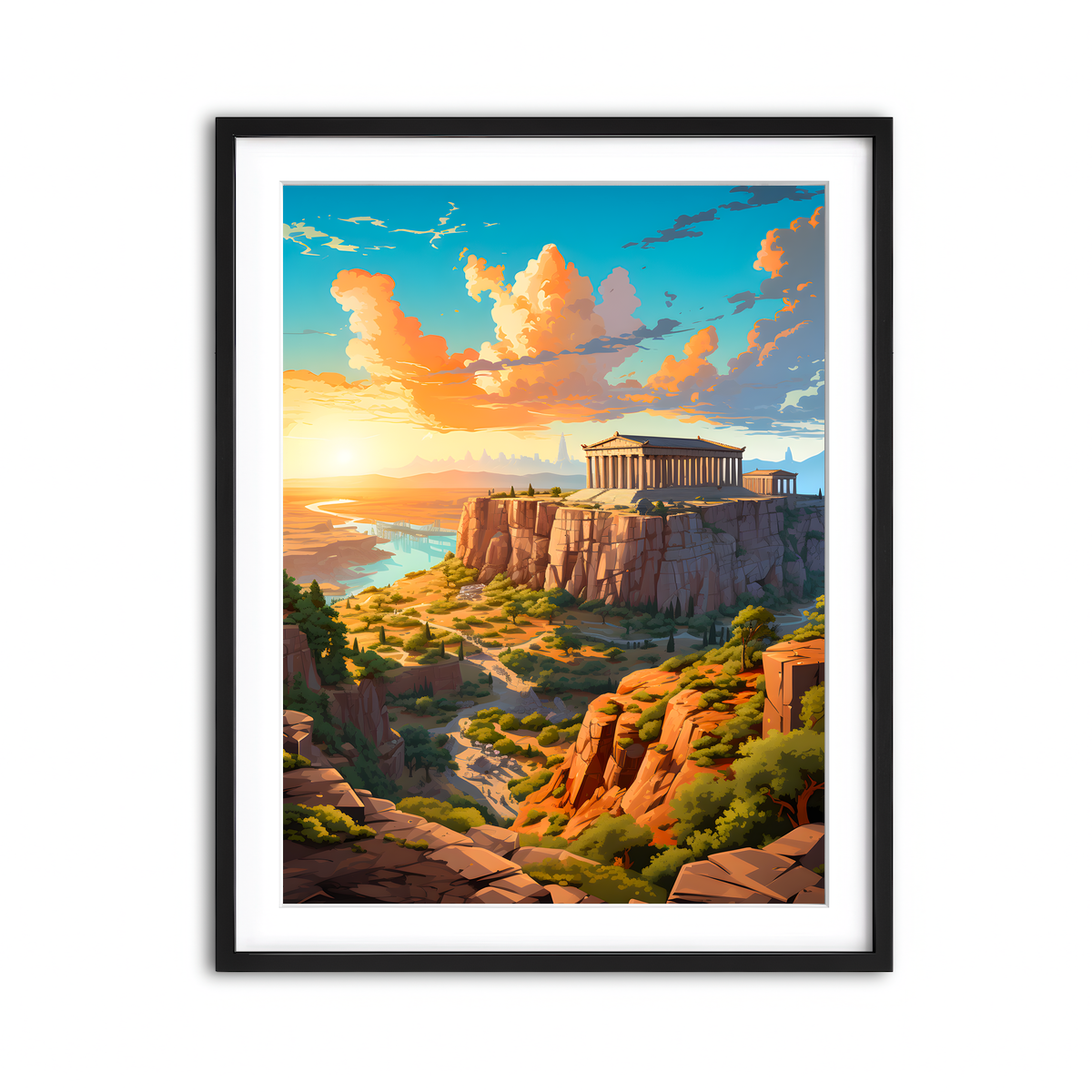 Framed Print 3x4 Black
