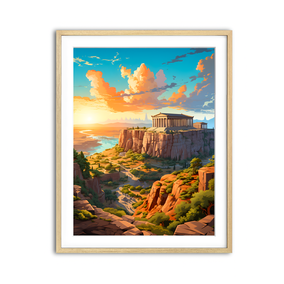 Framed Print 3x4 Natural