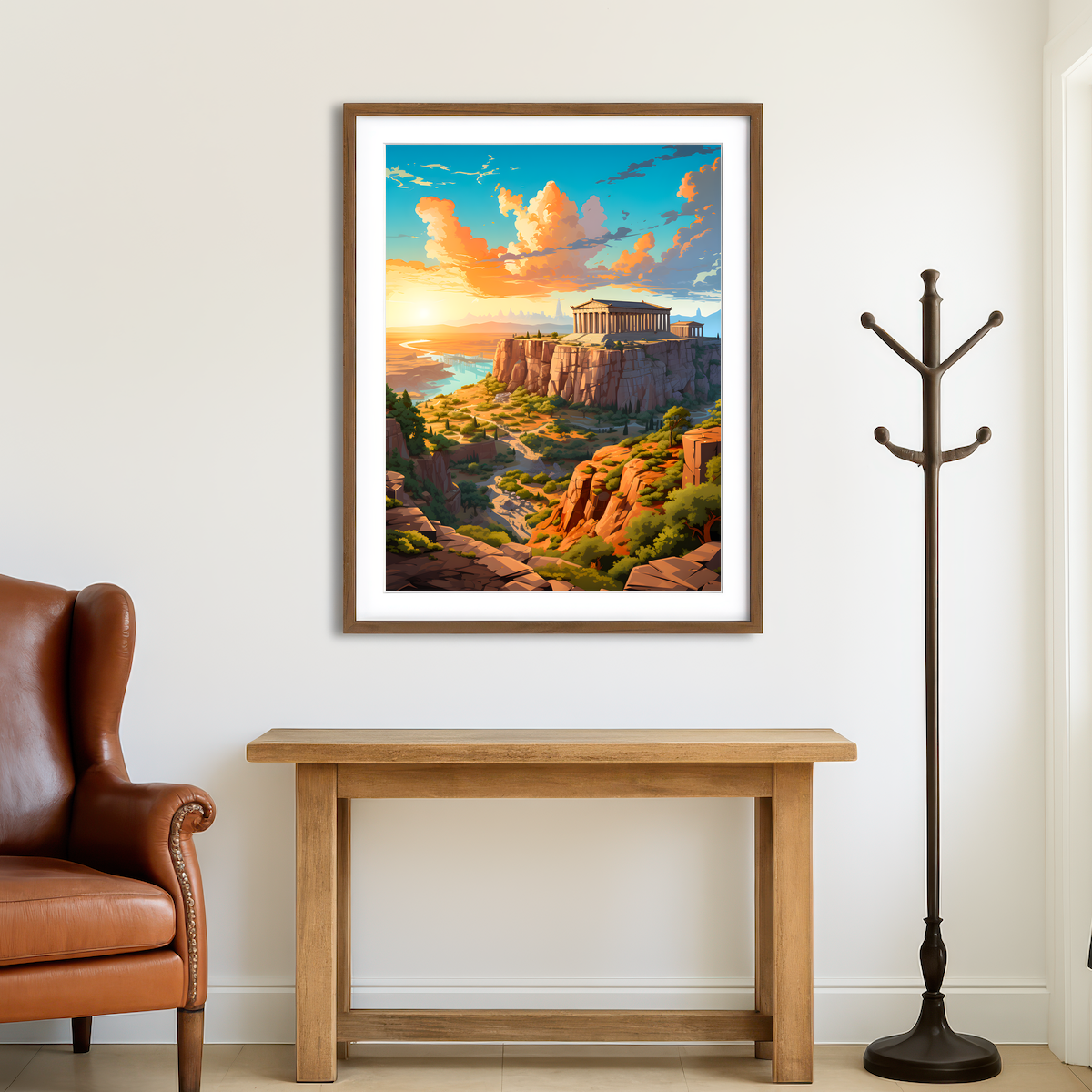 AUTO-MOCKUP ROOM | The Parthenon - Athens Wall Art