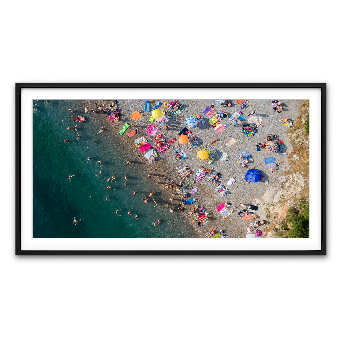 Framed Print 2x1 Black