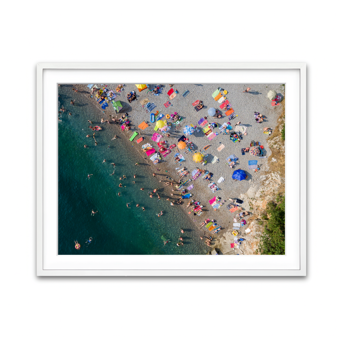 Framed Print 4x3 White