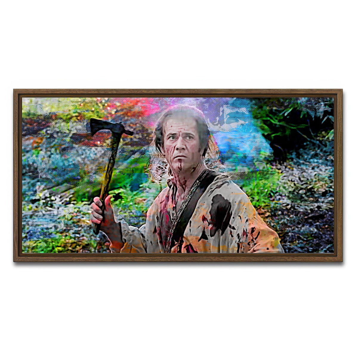 AUTO-MOCKUP WHITE | The Patriot | 1 Piece | Walnut Framed Canvas | group=2x1