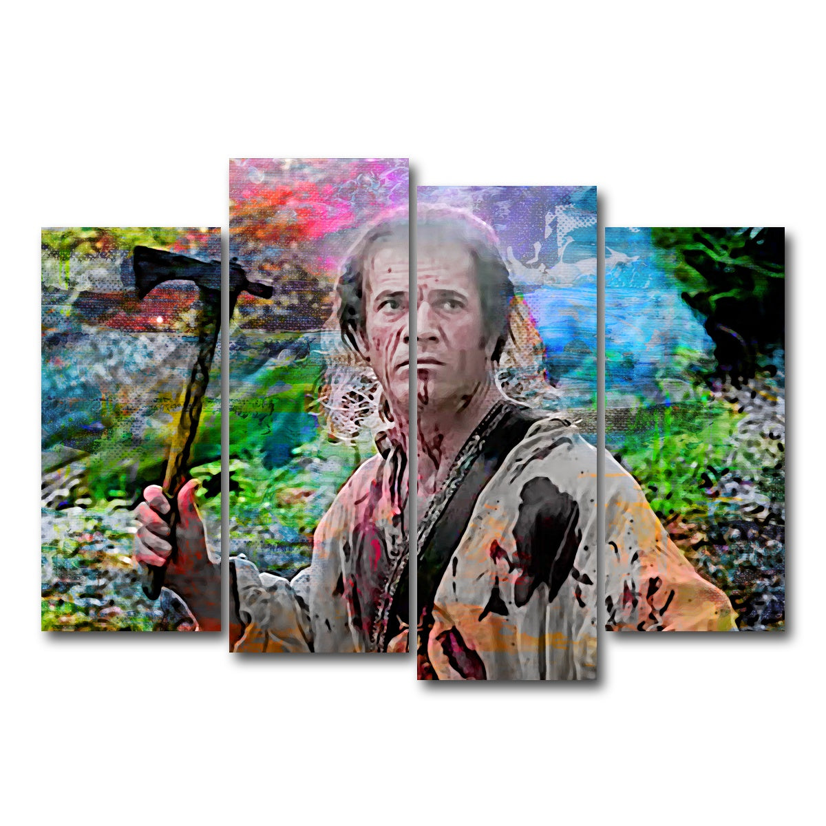 AUTO-MOCKUP WHITE | The Patriot | 4 Piece | Gallery Wrap Canvas | group=4_normal