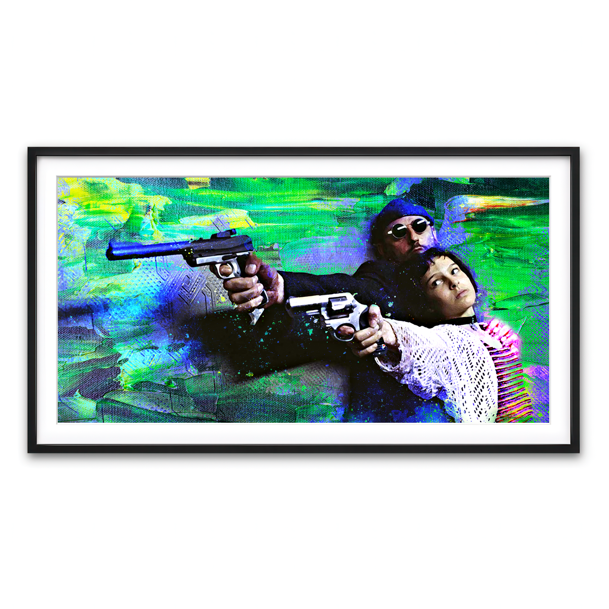 Framed Print 2x1 Black