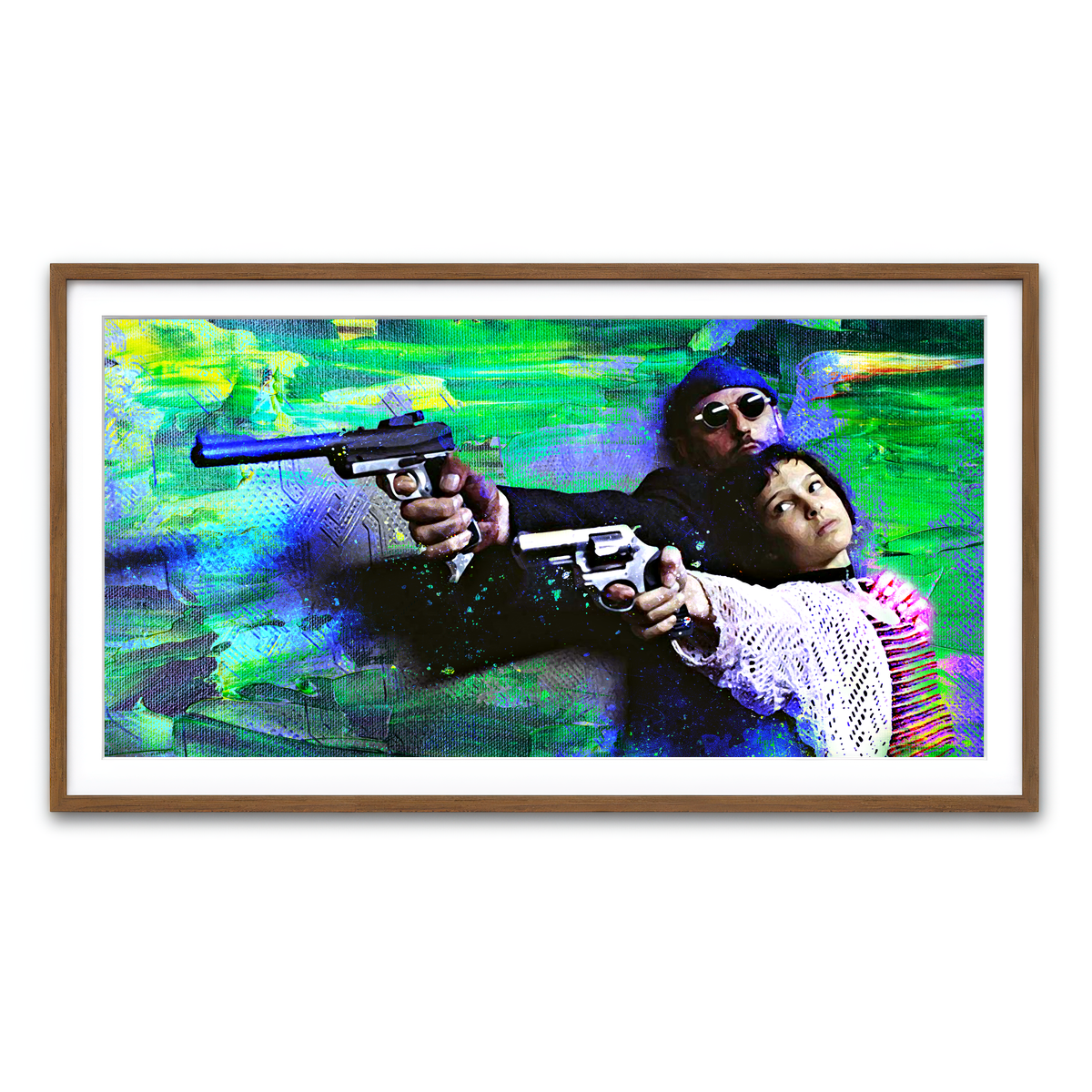 Framed Print 2x1 Walnut