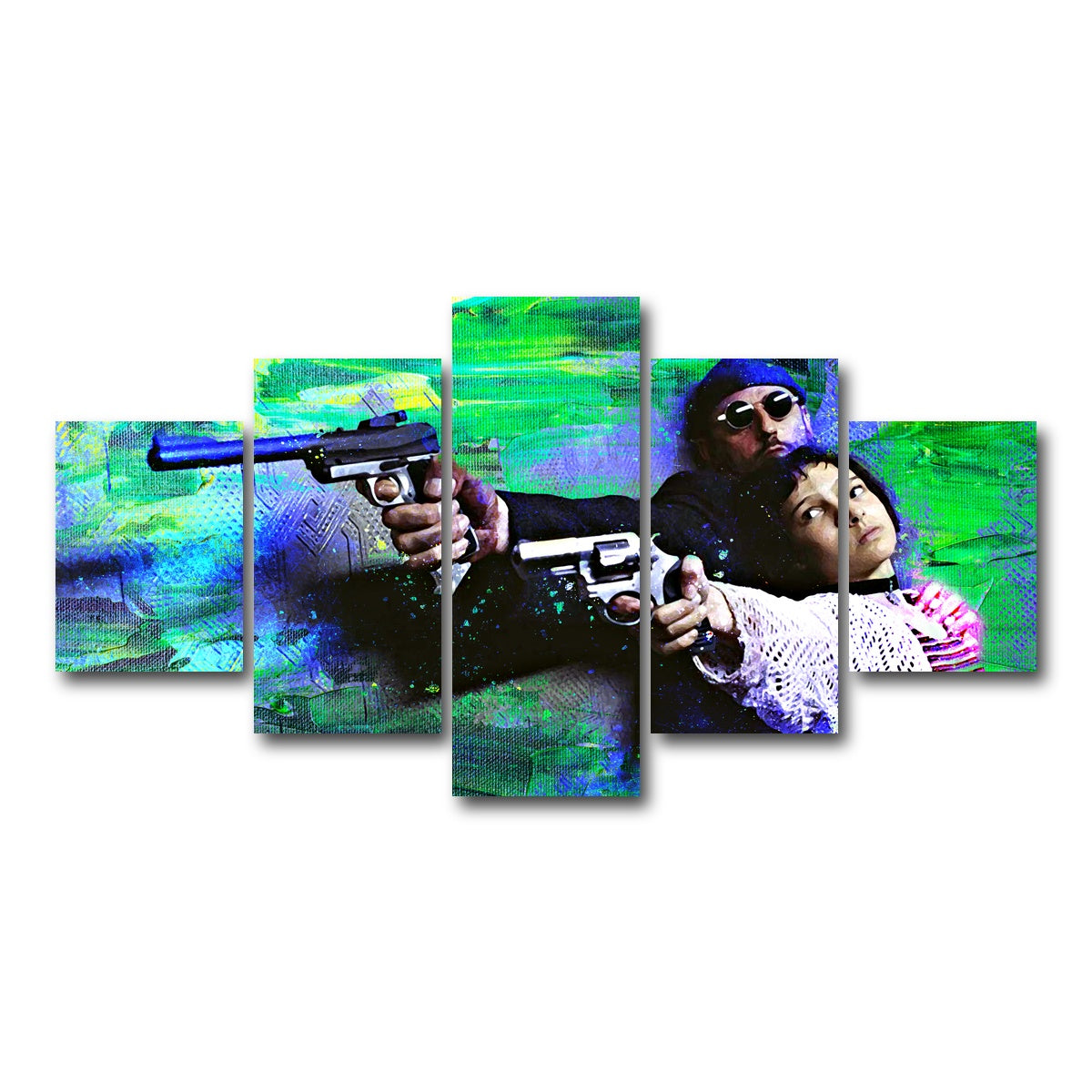 AUTO-MOCKUP WHITE | The Professional | 5 Piece | Gallery Wrap Canvas | group=5_short