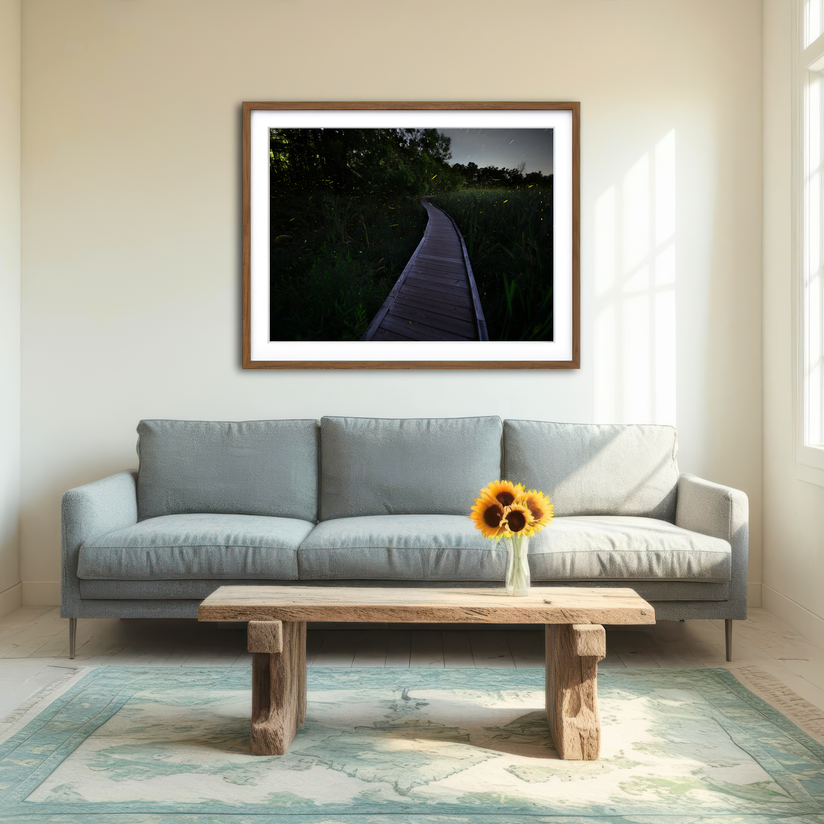 AUTO-MOCKUP ROOM | The Quiet Forward Wall Art