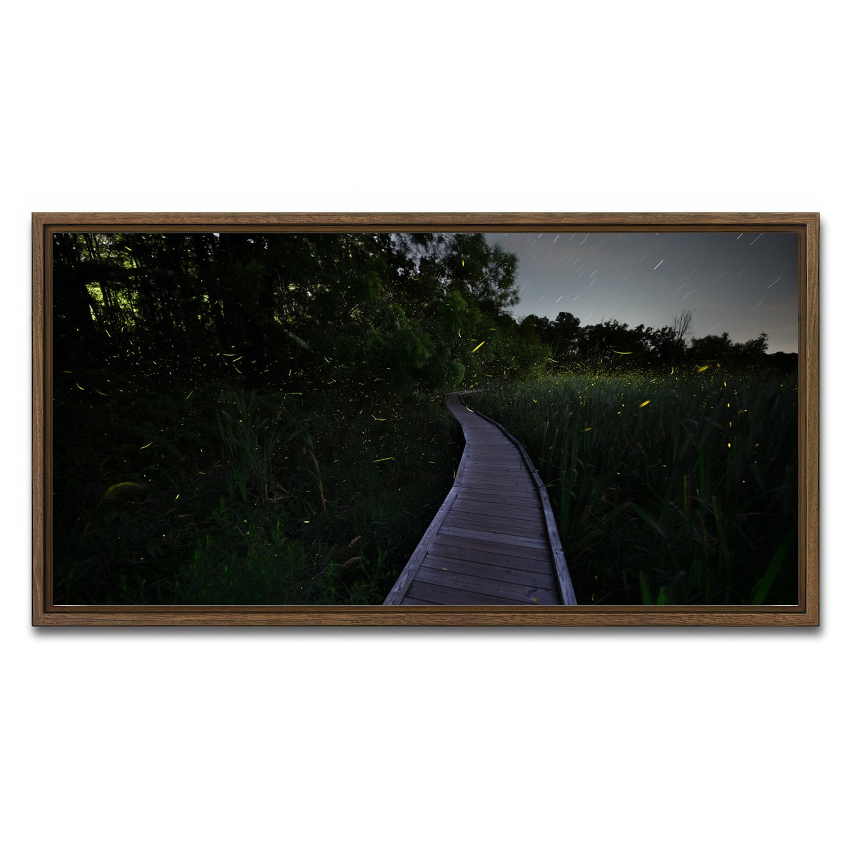 AUTO-MOCKUP WHITE | The Quiet Forward | 1 Piece | Walnut Framed Canvas | group=2x1