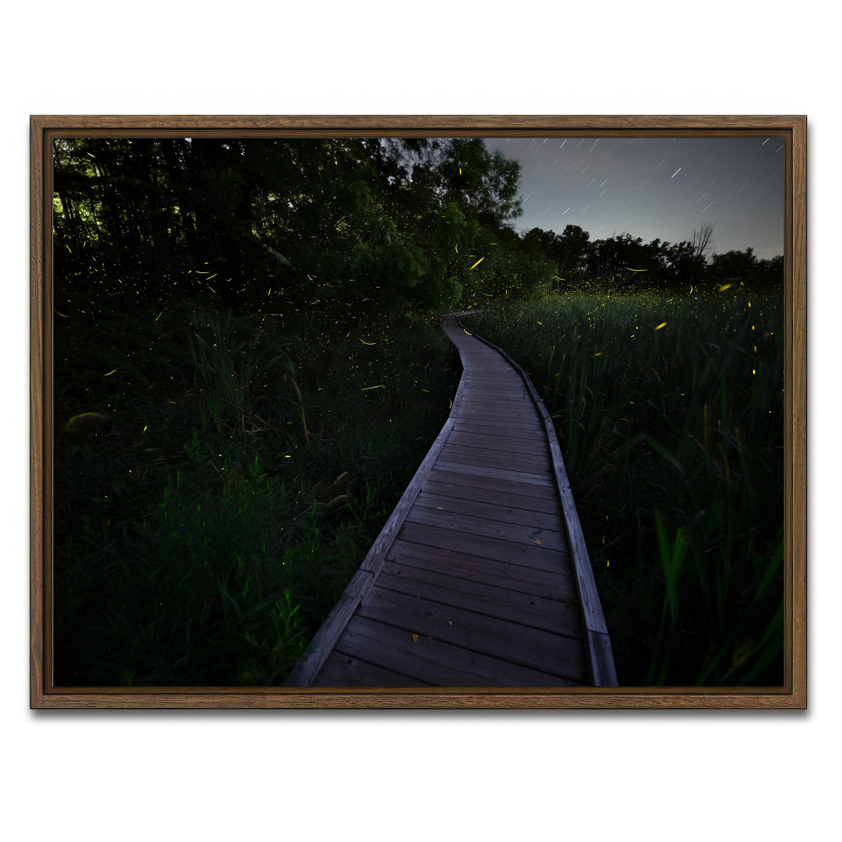 AUTO-MOCKUP WHITE | The Quiet Forward | 1 Piece | Walnut Framed Canvas | group=4x3