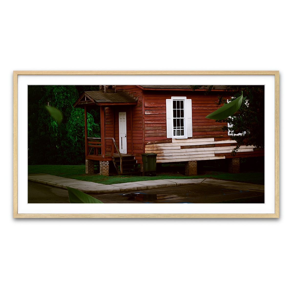 Framed Print 2x1 Natural