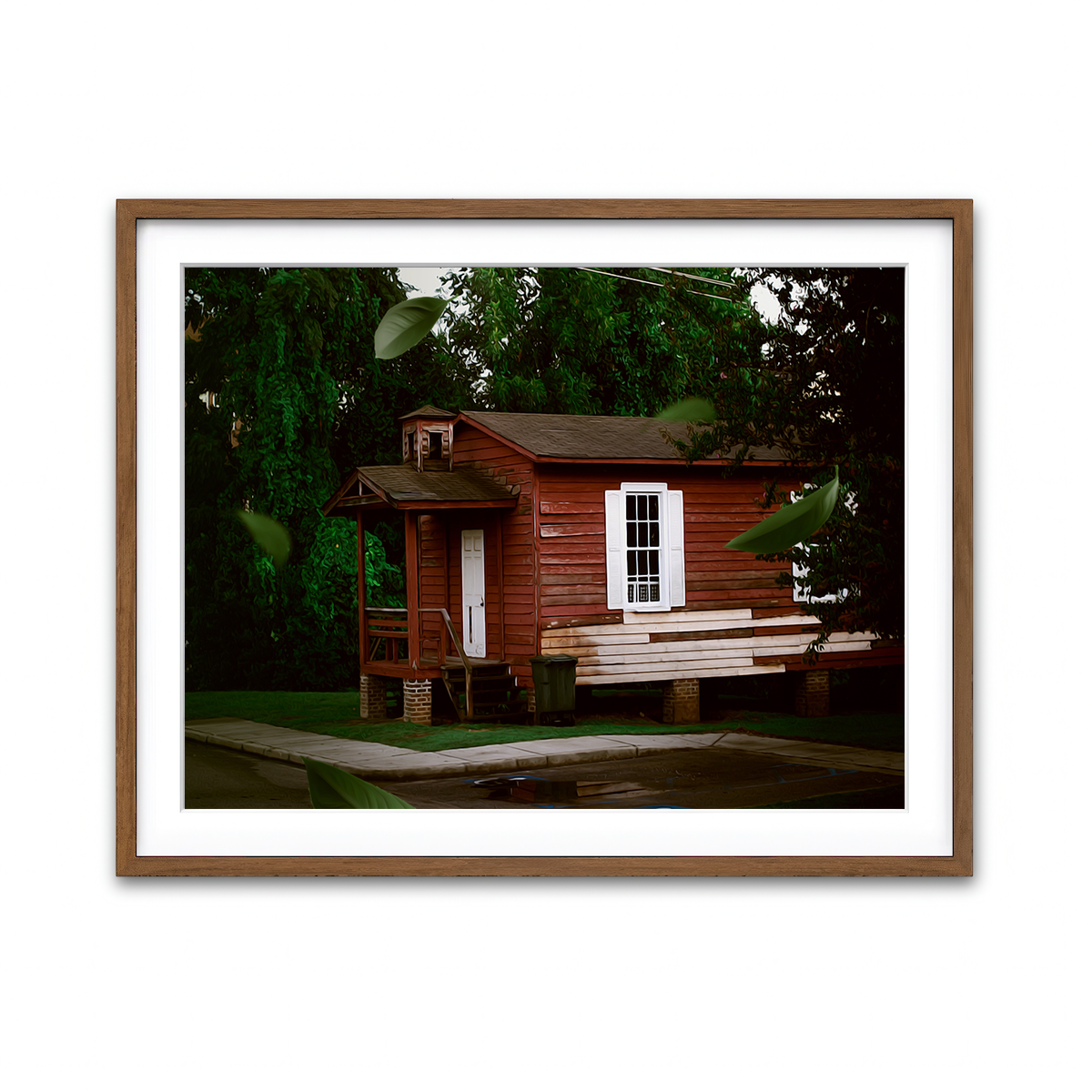 Framed Print 4x3 Walnut