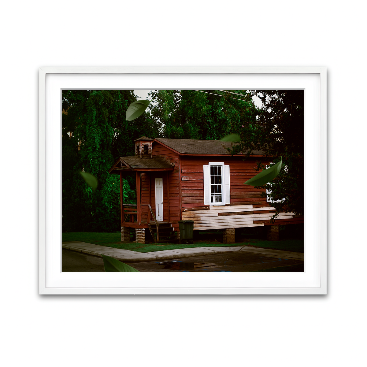 Framed Print 4x3 White