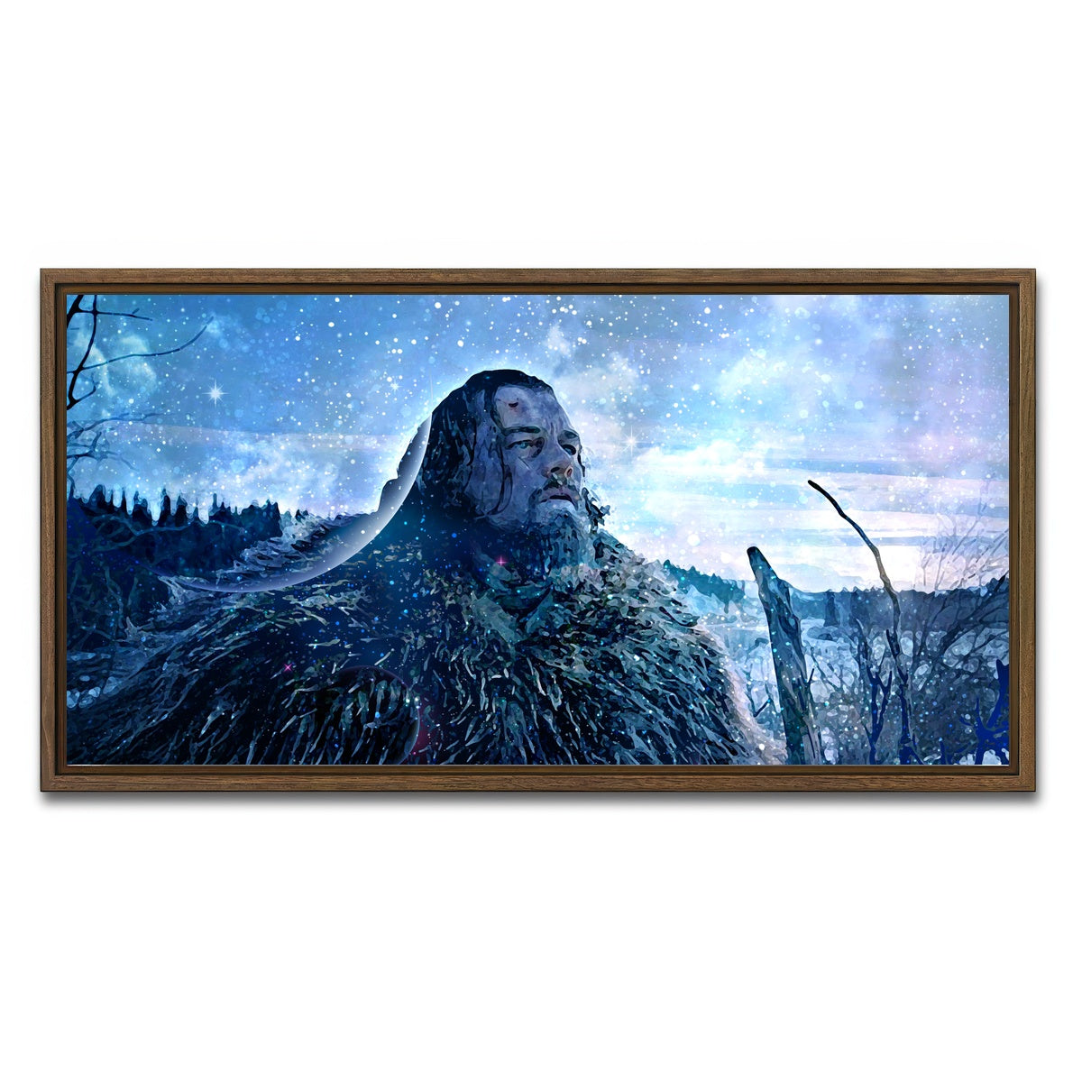 AUTO-MOCKUP WHITE | The Revenant | 1 Piece | Walnut Framed Canvas | group=2x1