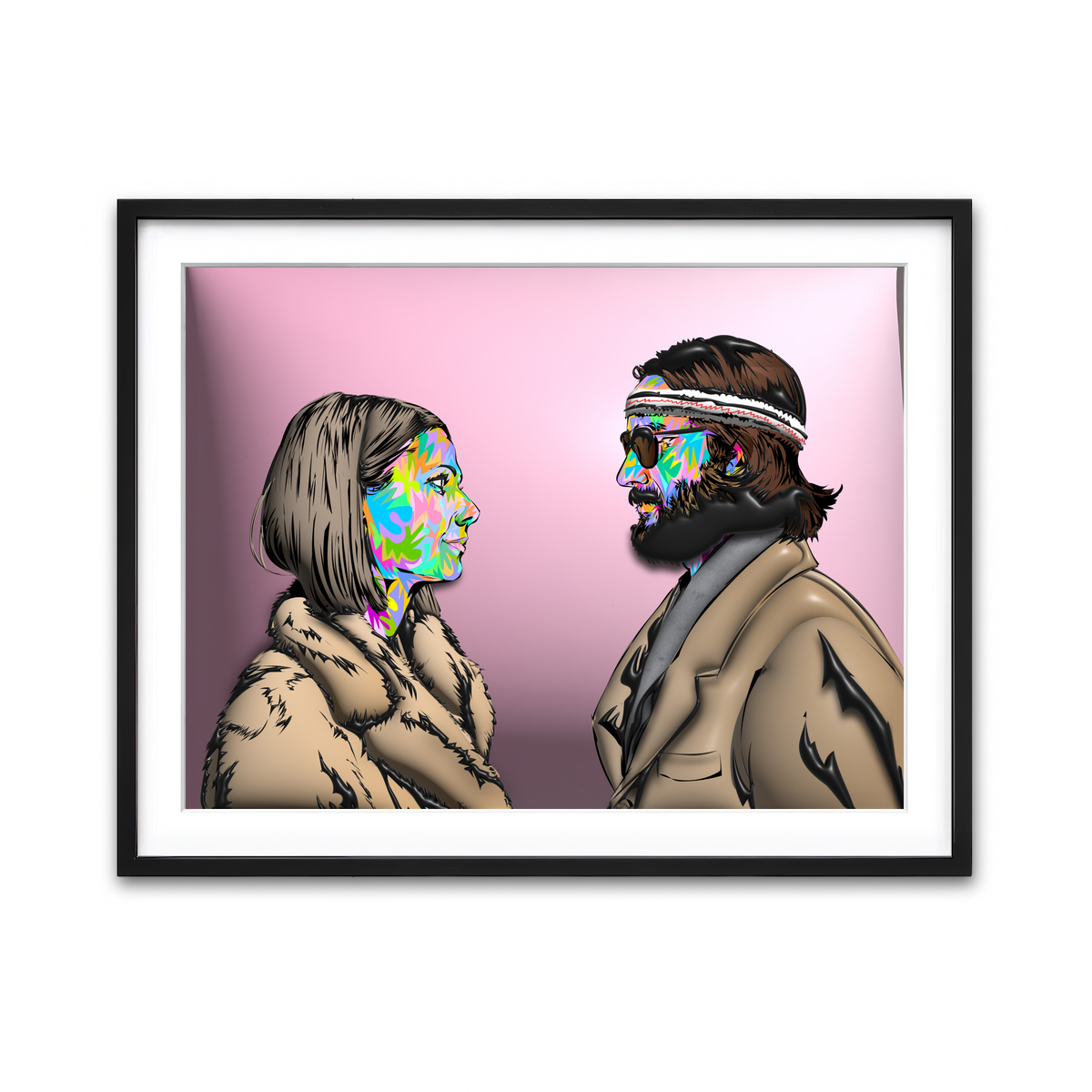 Framed Print 4x3 Black