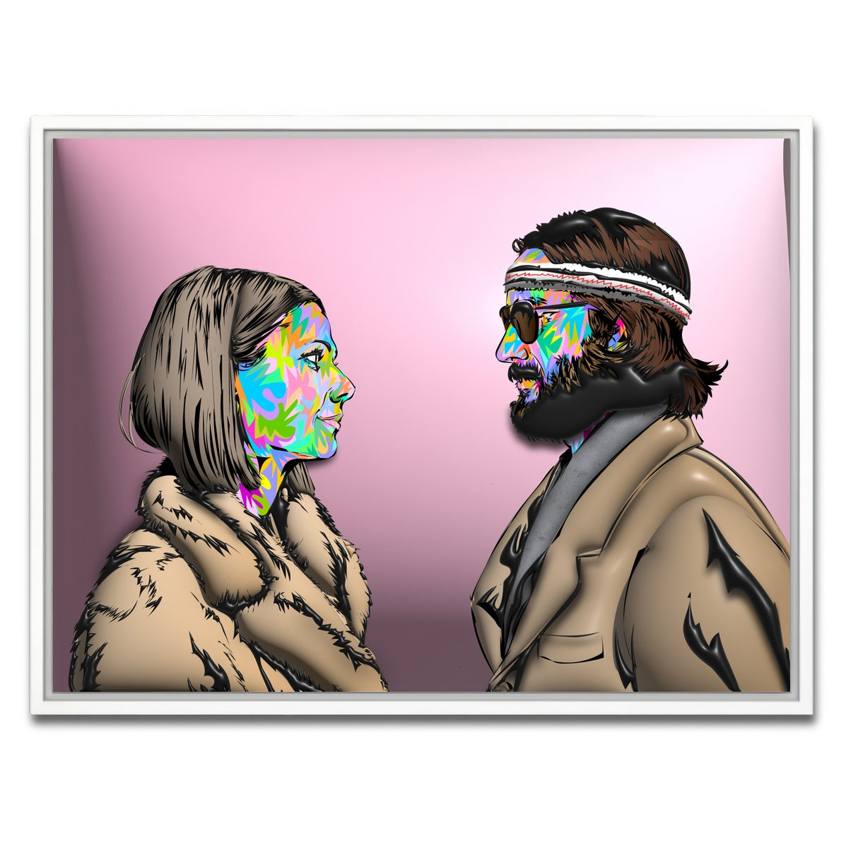 AUTO-MOCKUP WHITE | The Royal Tenenbaums | 1 Piece | White Framed Canvas | group=4x3