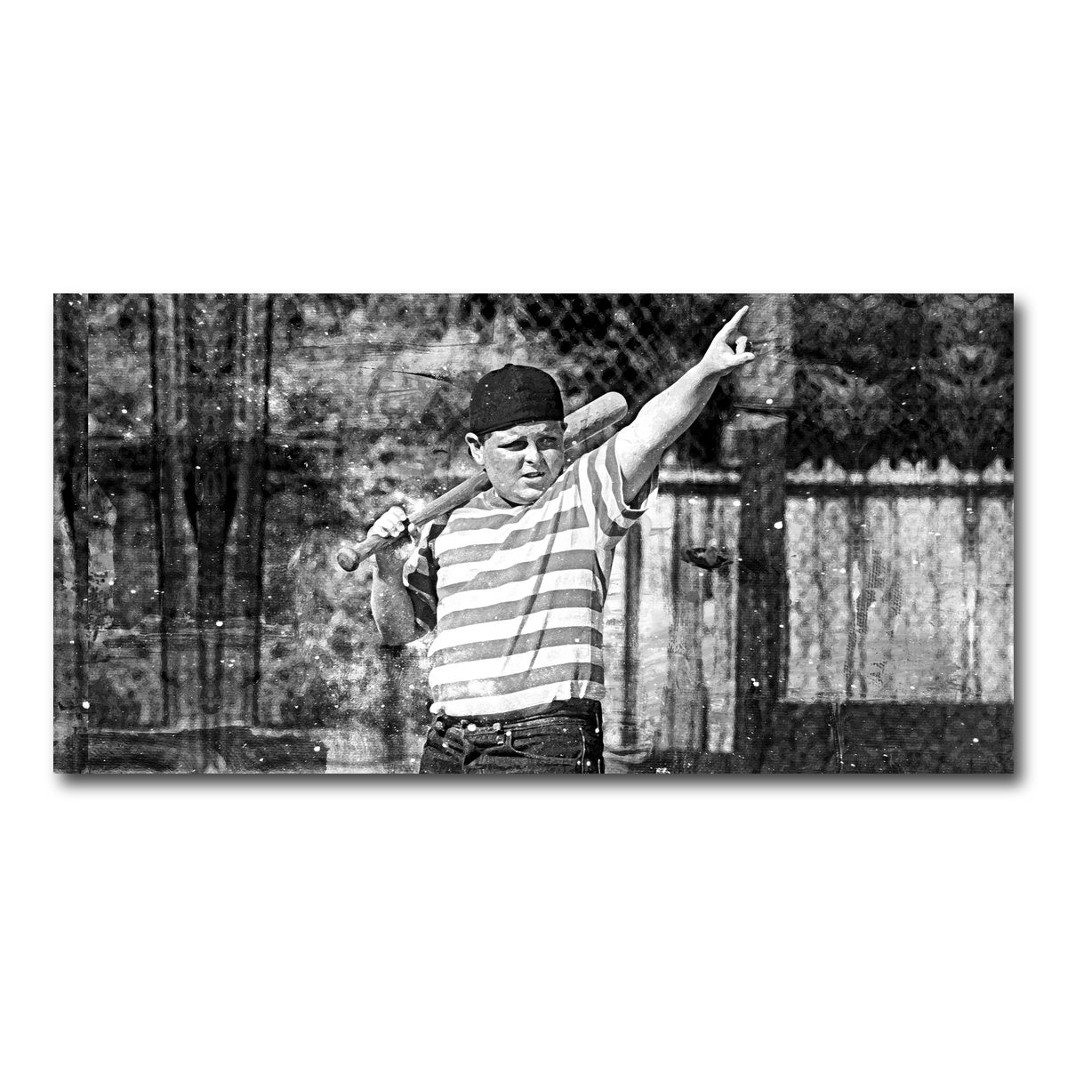AUTO-MOCKUP WHITE | The Sandlot Grayscale | 1 Piece | Gallery Wrap Canvas | group=2x1