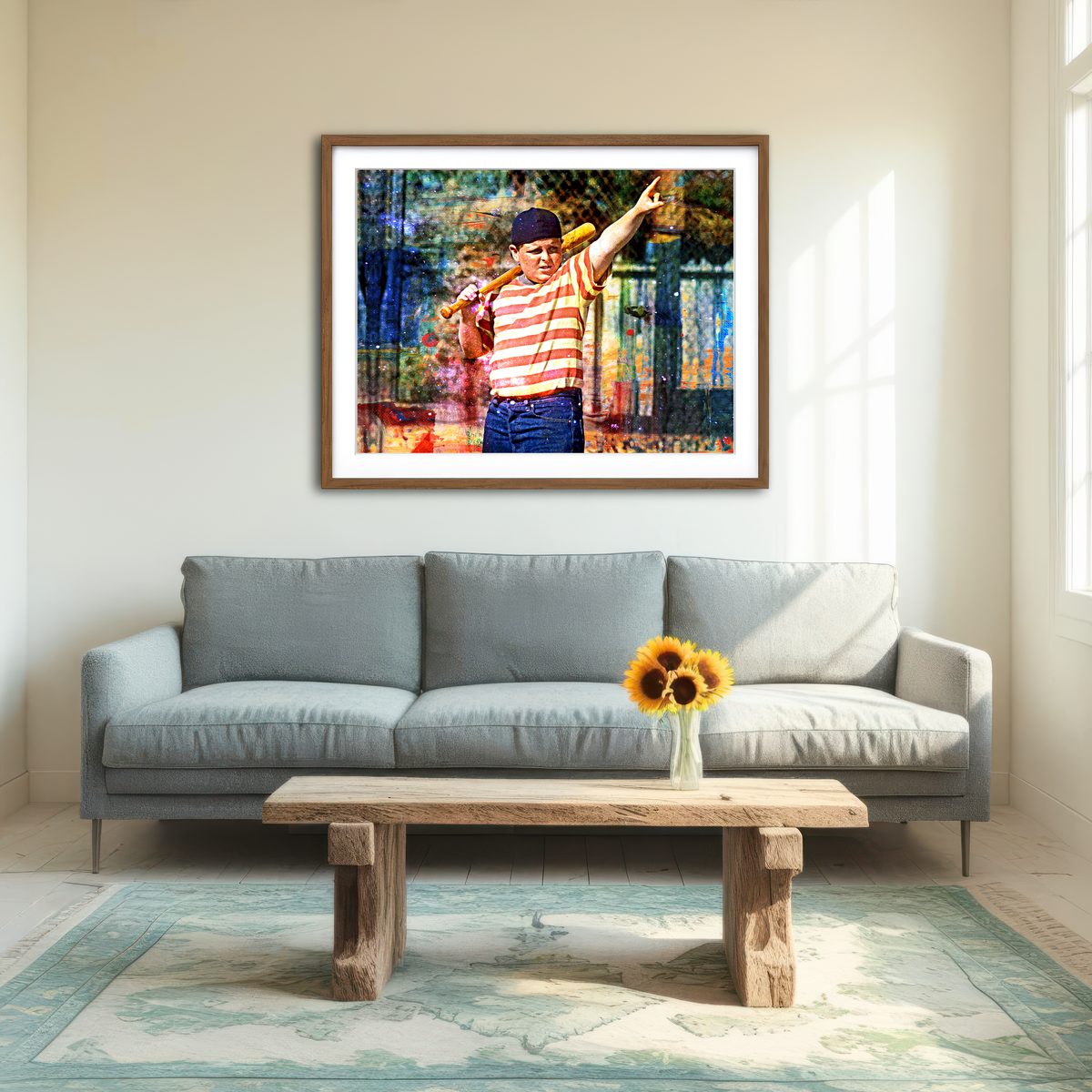 AUTO-MOCKUP ROOM | The Sandlot Wall Art