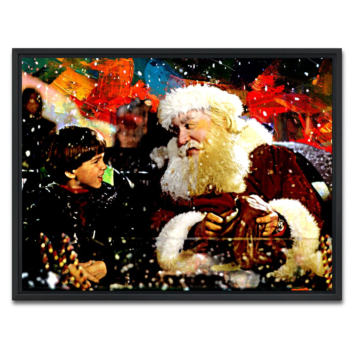 AUTO-MOCKUP WHITE | The Santa Clause | 1 Piece | Black Framed Canvas | group=4x3