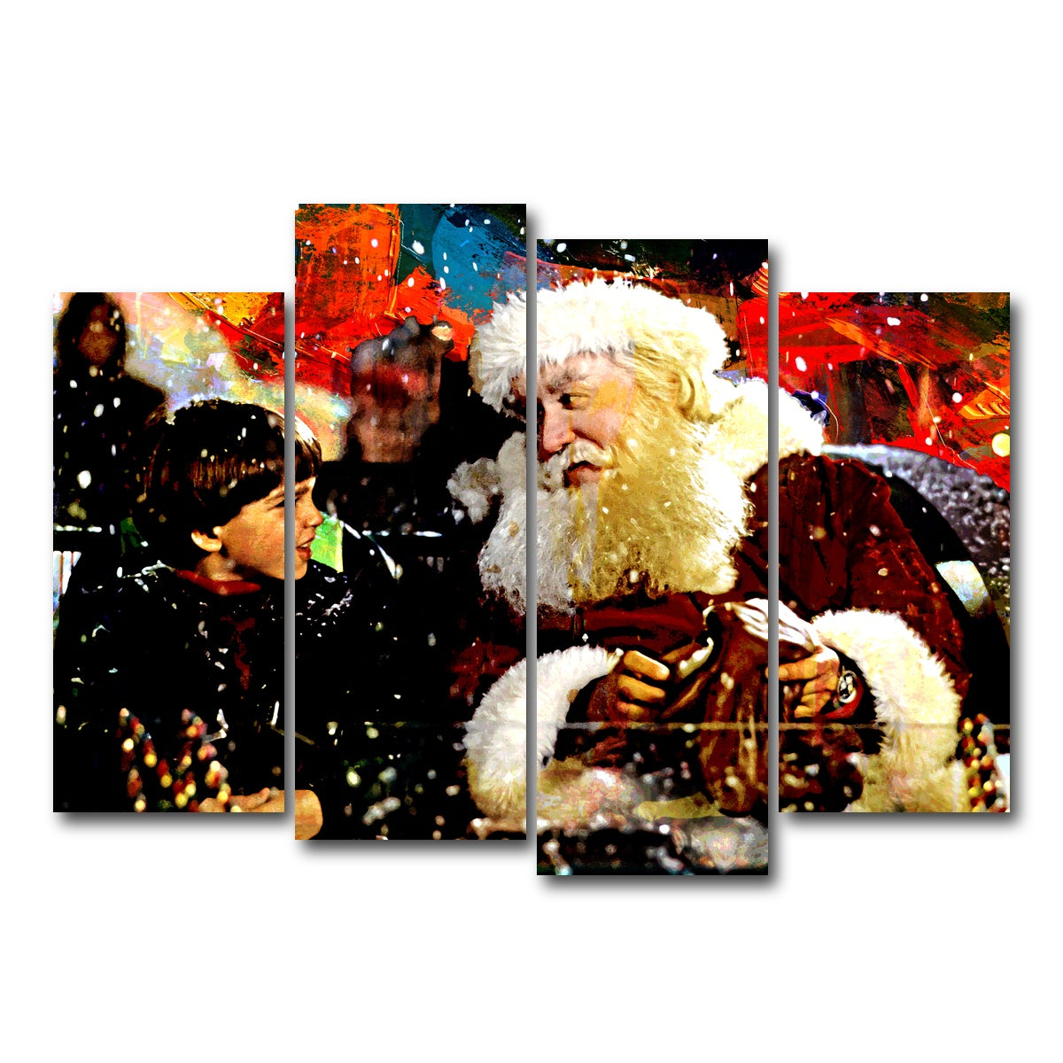 AUTO-MOCKUP WHITE | The Santa Clause | 4 Piece | Gallery Wrap Canvas | group=4_normal