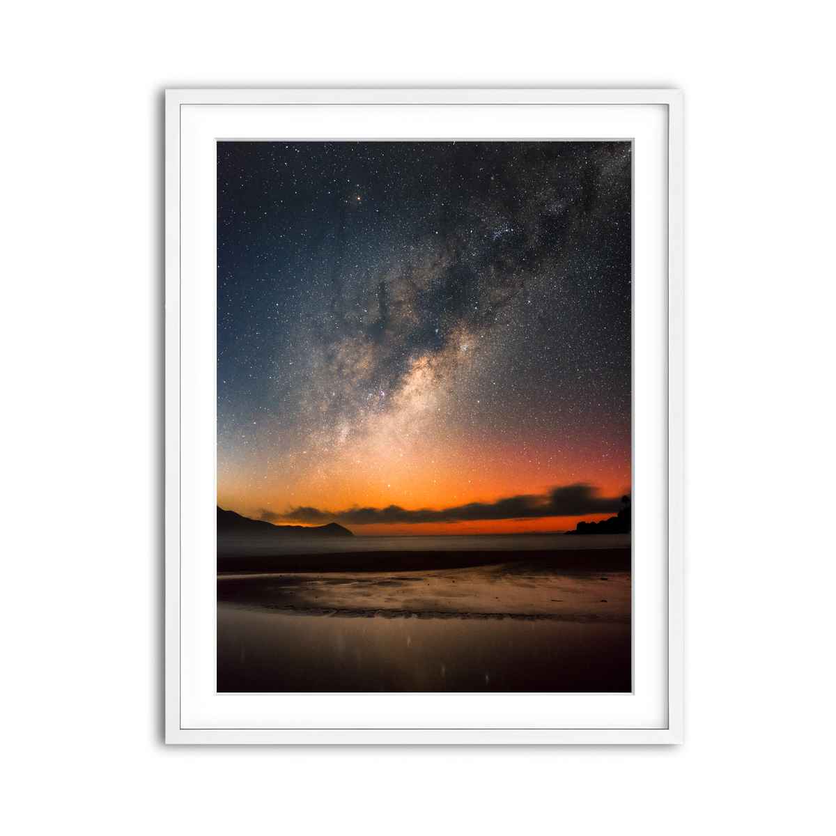 Framed Print 3x4 White