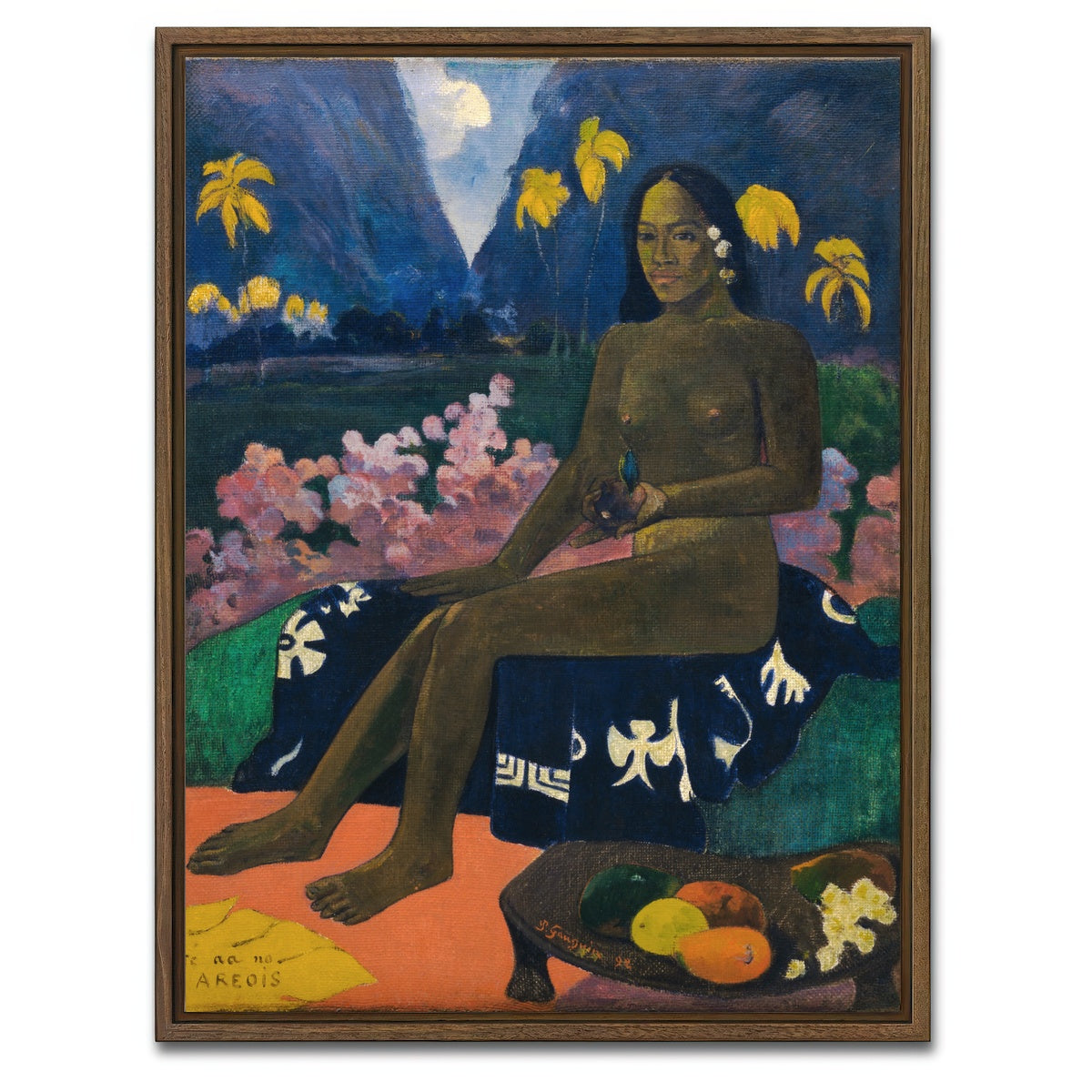 AUTO-MOCKUP WHITE | The Seed of the Areoi | 1 Piece | Walnut Framed Canvas | group=3x4