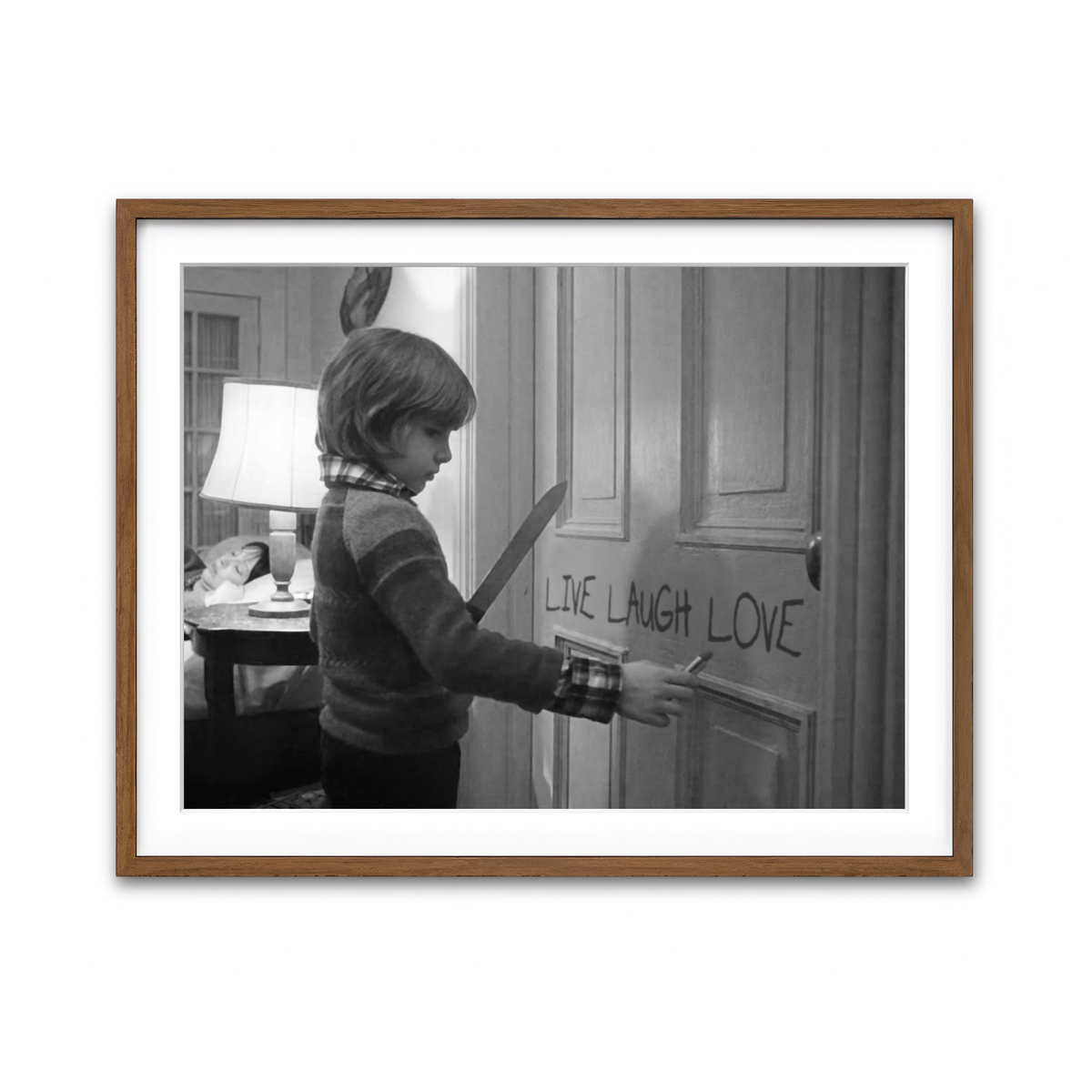 Framed Print 4x3 Walnut