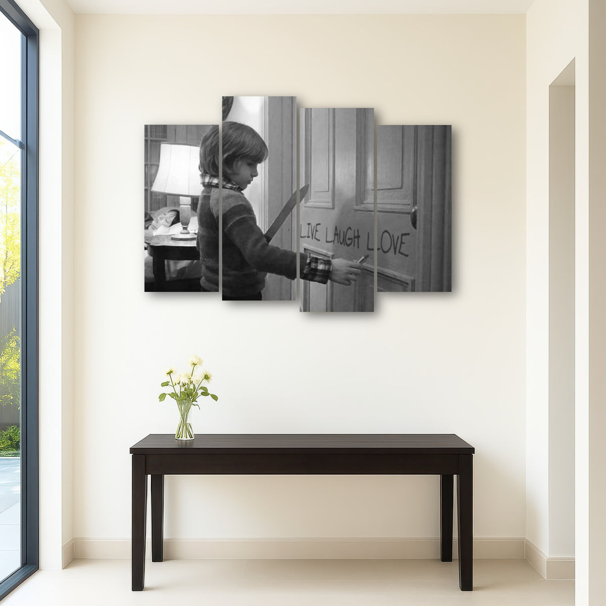 AUTO-MOCKUP ROOM | The Shining - Live Laugh Love Grayscale