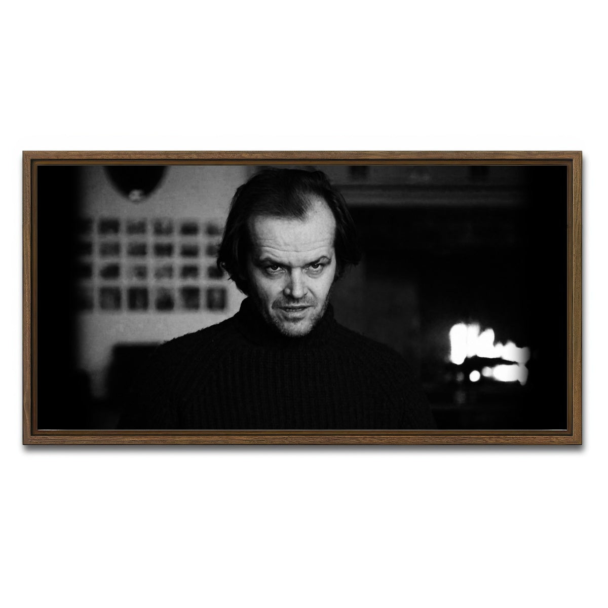 AUTO-MOCKUP WHITE | The Shining | 1 Piece | Walnut Framed Canvas | group=2x1