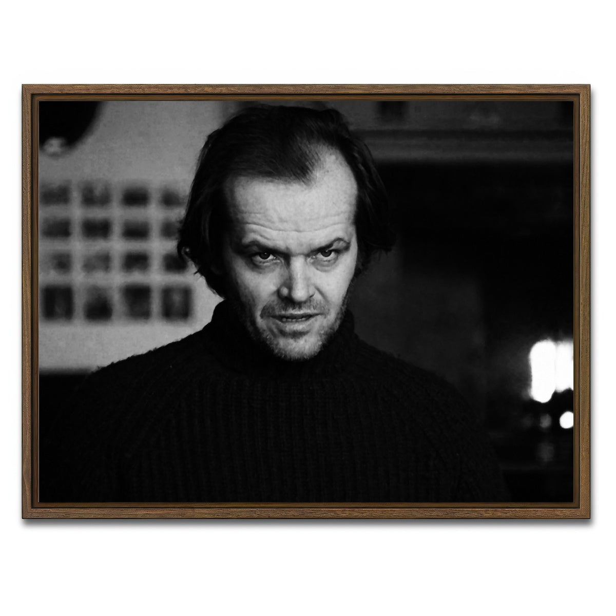 AUTO-MOCKUP WHITE | The Shining | 1 Piece | Walnut Framed Canvas | group=4x3