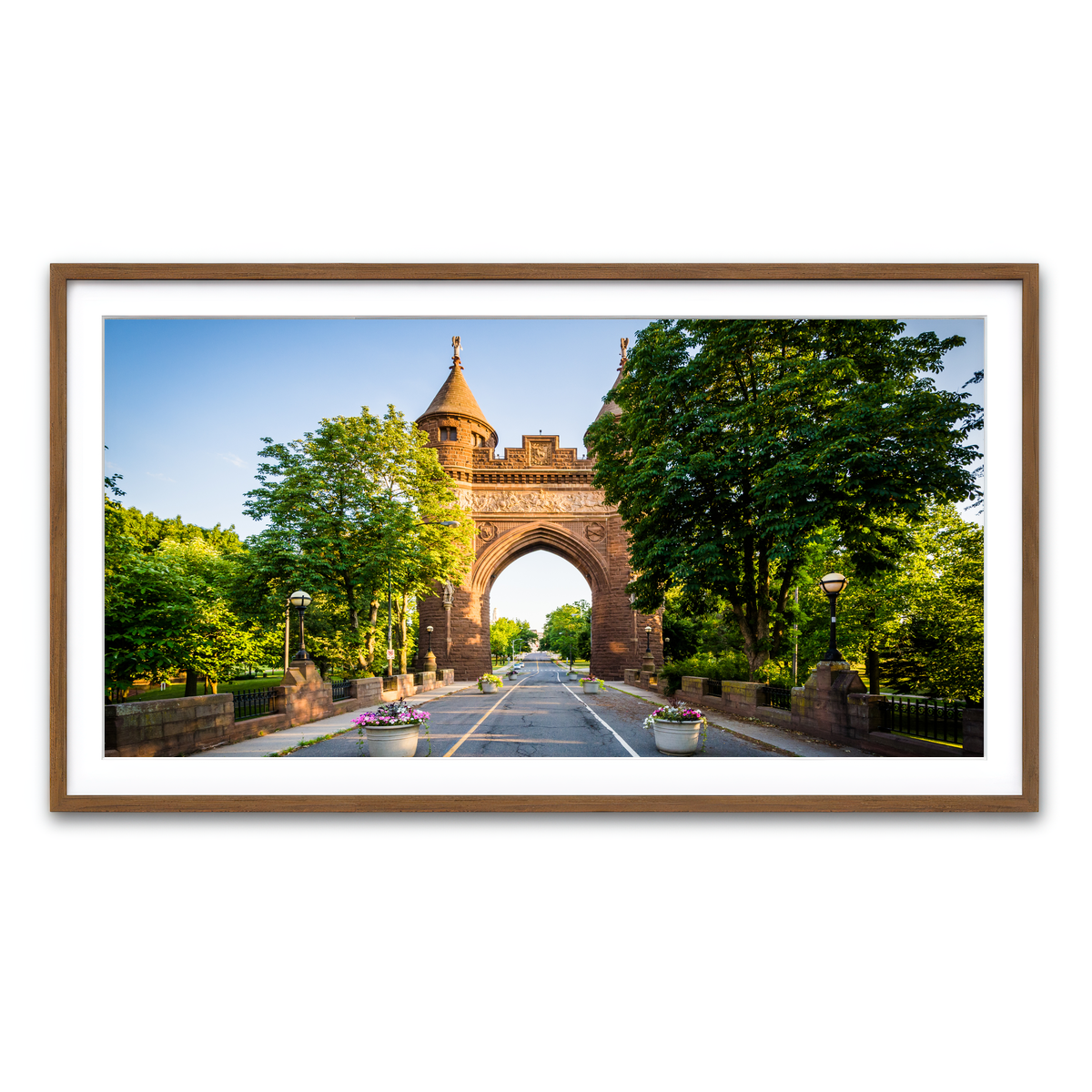 Framed Print 2x1 Walnut