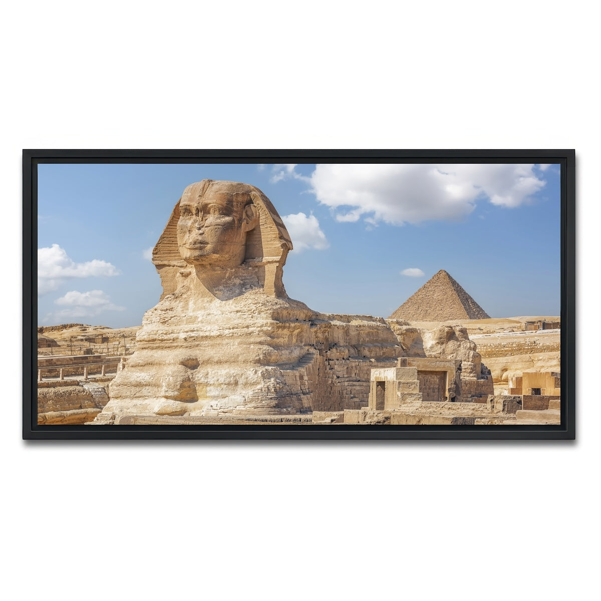 AUTO-MOCKUP WHITE | The Sphinx | 1 Piece | Black Framed Canvas | group=2x1