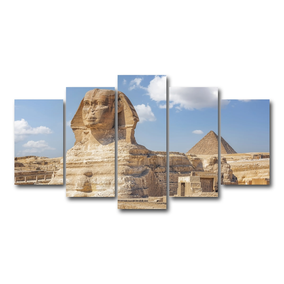 AUTO-MOCKUP WHITE | The Sphinx | 5 Piece | Gallery Wrap Canvas | group=5_normal